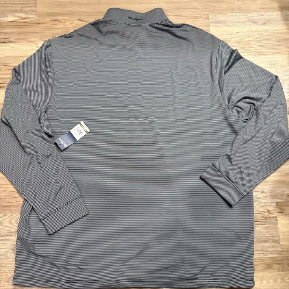 Ben Hogan Gray/black Quarter-Zip golf Pullover